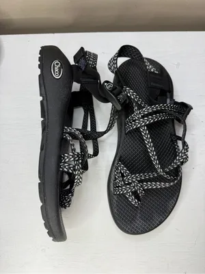 Chacos ZX/2 Black White Hiking Sandals size 8 thumbnail 4
