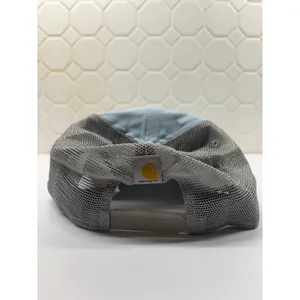 Carhartt Canvas Mesh-Back Cap Women OS Blue Force Trucker Hat AH5789-W thumbnail 3