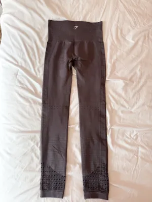 Gymshark Grayish Purple Energy Seamless Leggings Size Small thumbnail 3
