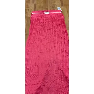 A New Day Women's Textured Crinkle Satin Midi Skirt Coral M NWT thumbnail 5