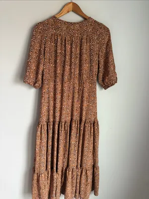 PETAL & PUP Kelda Tiered Maxi Dress XS thumbnail 3