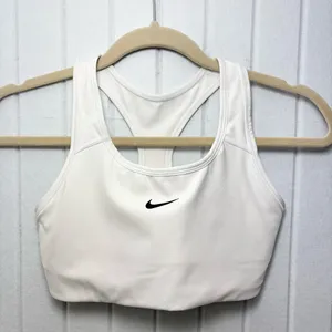 Nike Women's‎ Classic White Sports Bra Size S thumbnail 4