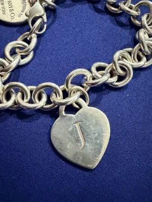 Tiffany & Co. Silver Heart Charm Bracelet thumbnail 6