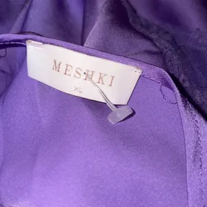 ✨Meshki Joslyn Satin Lace Slip Mini Purple Sz XL Dress✨ thumbnail 9