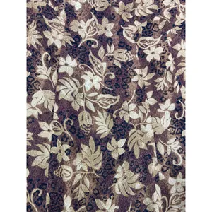 Brown Floral Leopard Midi Skirt 18 Boho Y2K Earth Tone A Line Cottagecore thumbnail 4