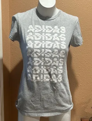 Adidas gray short sleeve t-shirt thumbnail 1