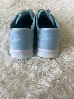 Skechers Light Blue No Lace Athletic Womens Walking Shoes, size 8 @ thumbnail 6