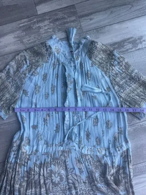Free People Blue Dress size M thumbnail 2