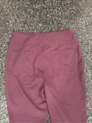 NWT! HALARA Purple Flare Leg Pants Women’s Medium 7/8 thumbnail 7