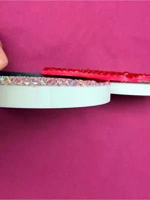 Disney's Crystal Red Bow with Iridescent Minnie Mouse Ears Headband thumbnail 10