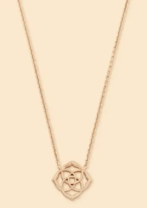 Kendra Scott Dira 18K Rose Gold Pendant Necklace thumbnail 3