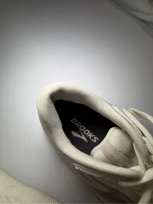 Brooks Ghost max cushion neutral Women's Running Sneakers in Cream/Off-White 8.5 thumbnail 9