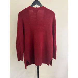 Old Navy Burgundy Open Front Long Cardigan Sweater Size Small thumbnail 2
