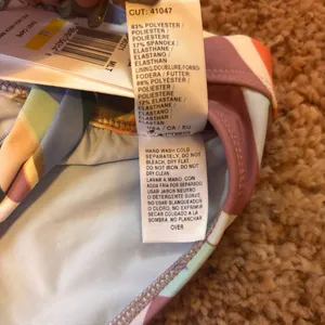 Splendid SP90271 MLT Women M EAST CAPE RSC HIGH NECK BRA SWIM TOP Multicolor NWT thumbnail 7