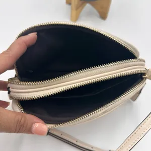 Coach CROSSBODY POUCH WITH SOUVENIR EMBROIDERY ( F25946) CHALK/LIGHT GOLD thumbnail 5