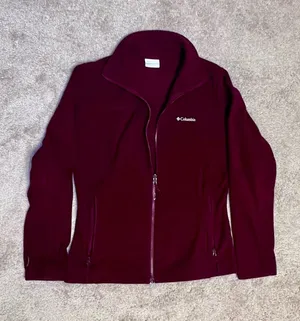 Columbia Women's Fleece Falls II Full-Zip Fleece Jacket Rich Wine Size M thumbnail 1