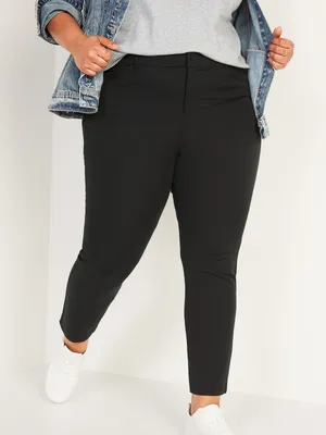 Old Navy High-Waisted Pixie Skinny Ankle Pants Black Jack Size 20 SHORT thumbnail 1