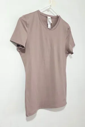 Victoria's Secret PINK Base Stretch Short-Sleeve Tee - Iced Coffee -Size XL thumbnail 1