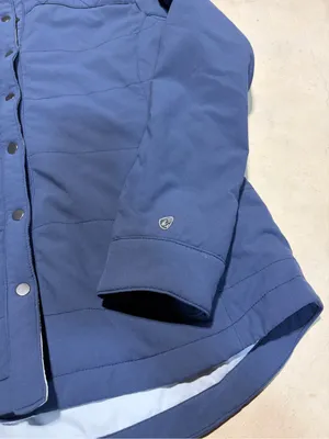 Kuhl aurora shirtjak Navy Blue Quilted Snap-Front Jacket medium thumbnail 4