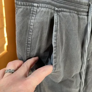 GAP Olive Green Tencel Blend Jogger Pants Medium Casual Drawstring Lounge thumbnail 4