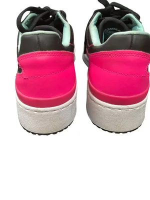 Adidas GY4667 wms Originals Forum bold shock pink black low sneakers sz 9 SKU 10 thumbnail 15