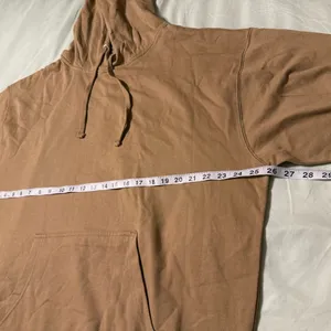 Brown Skeleton Graphic Hoodie with Pink Print – XL thumbnail 7