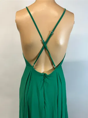 Lulu's Emerald Green Halter Maxi Dress thumbnail 9