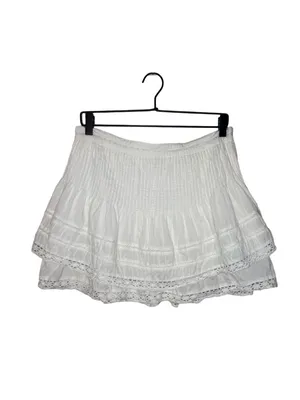 Free People Summer's Night Skirt in Ivory Size 8 thumbnail 2