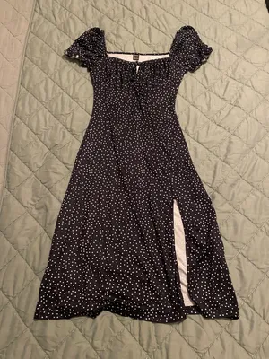 Navy Blue Maxi Dress Size XS thumbnail 2