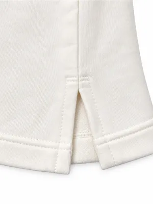 Banana Republic White Collared Pullover Sweatshirt Size Large Oversized thumbnail 7