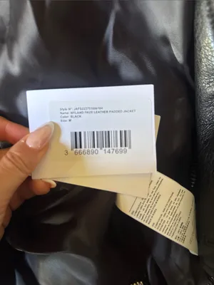 The Frankie Shop Nyland Faux Leather Padded Jacket thumbnail 3