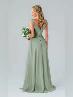 NWT Kennedy Blue Haley Bridesmaid Dress Forest Green Size 14 thumbnail 2