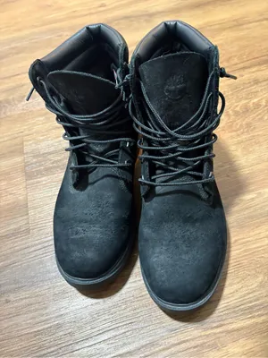 Timberland Premium Waterproof Boots Womens 9.5 Black Nubuck Lace Up A1I56S thumbnail 4