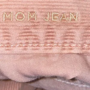 American‎ Eagle Pink Corduroy Mom Jeans High Rise Size 10 Vintage Style thumbnail 4
