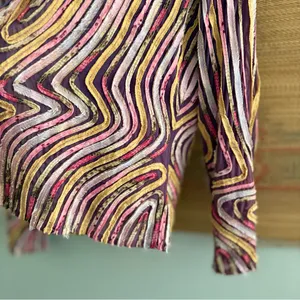 Vintage Wearable Art Mesh Lightweight Jacket thumbnail 6