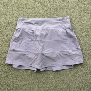 Lululemon Pace Rival Skirt Skort Lilac Smoke Athletic Tennis Women's 4 Tall thumbnail 2