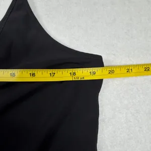 Vuori Villa Cami Black V-Neck Performance Stretch Tank Top Size L thumbnail 6