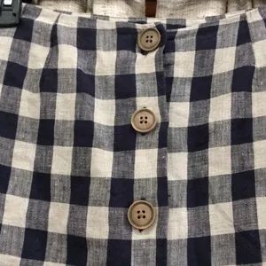 Button Down Plaid Skirt thumbnail 2