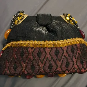 Mary Frances Designer Beaded Purse Handbag Shoulder Bag Tassel Fringe thumbnail 8