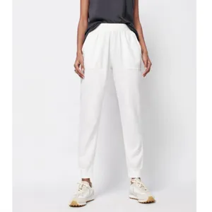 Faherty Size S Small Arlie Day Pant Joggers White Linen Blend thumbnail 15