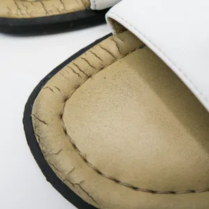 Vintage 90s Cabin Creek White Leather Sandals thumbnail 8