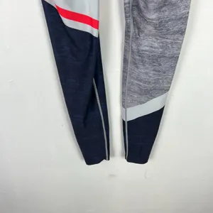 WITH Wear It To Heart x Peloton Colorblock Leggings Gray Retro Size Medium M L26 thumbnail 9