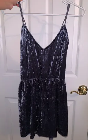 PacSun Velvet Romper thumbnail 1