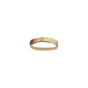 Carrier Gold Screw Motif Ring LOVE RING Approximate Sz 9 thumbnail 2