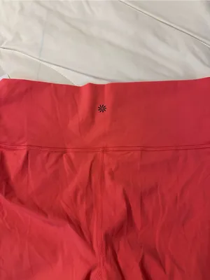 Athleta Coral Pink High-Rise Transcend 7/8 Tights - Performance - NWT - Size 1X thumbnail 6