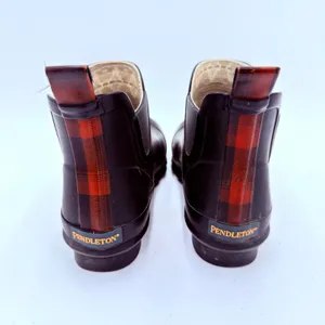 Pendleton Rubber Short Harding Waterproof Chelsea Rain Muck Boots Size 10 thumbnail 4