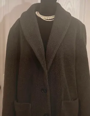 Black teddy fall fleece coat Size M thumbnail 2