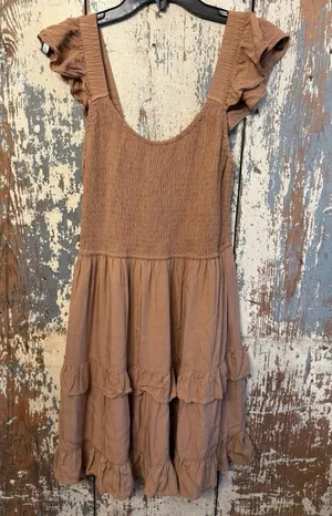 Leani ruffle dress, women's size Large thumbnail 1