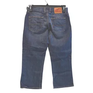 Lucky Brand Classic Fit Crop Jeans Womens 28 Medium Wash Blue Stretch Denim Y2K‎ thumbnail 3