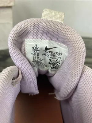 Nike White & Lavender HF6279 Lace Up Athletic Sport Sneaker Shoes 5.5 thumbnail 7